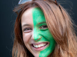 Beautiful Ireland Rugby Fan