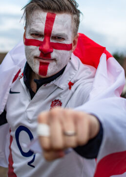 Rugby fan from England