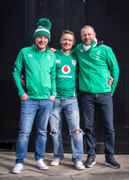 Ireland Rugby Fans in Twickenham