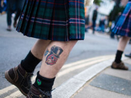 Scotland rugby fan kilt