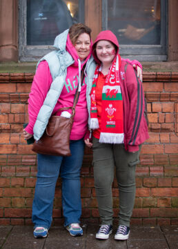 Rugby fans Wales