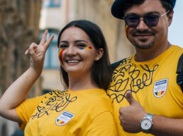 Romania Rugby Fans at Rugby World Cup France