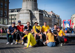 Romania Rugby Fans Lille Grand Place Rugby World Cup