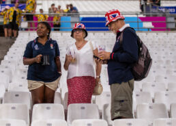England Rugby Fans in the Stade Velodrome Marseille