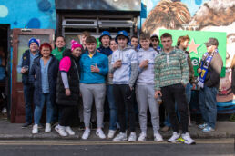 Tullamore rugby players in Dublin