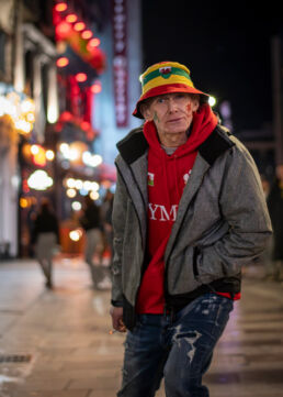 Drunken Wales rugby fan