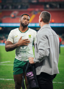 Siya Kolosi and Sam Warburton